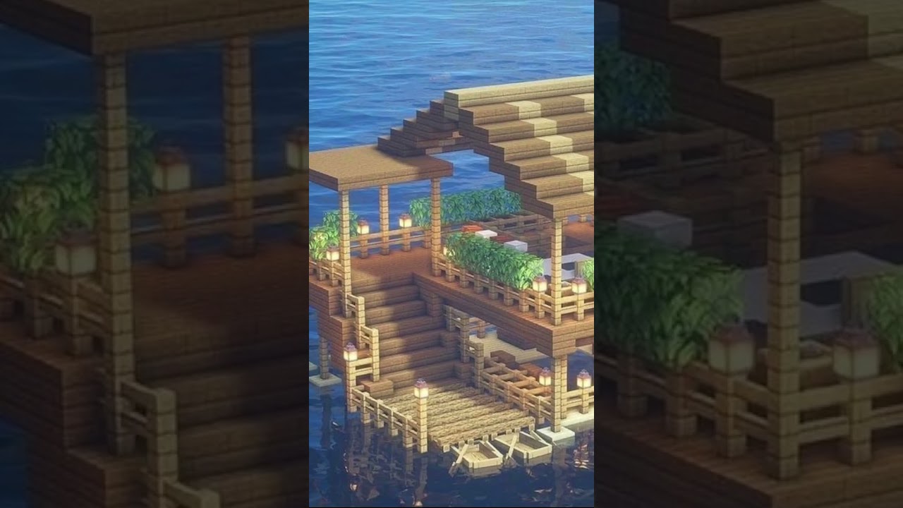 Fishing Dock  Minecraft survival 