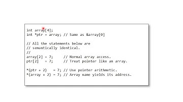 Revision Pointer vs Arrays   II in C EL210 7 5 by Bharat Goklani GPC Ajmer