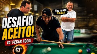 MAYCON deu 5 BOLAS de vantagem 😳 valendo R$ 10.000 🔥💰 #sinuca #maicondetexeira #viralvideo 
