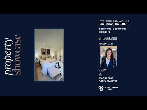3236 Brittan Avenue, San Carlos, CA home video tour