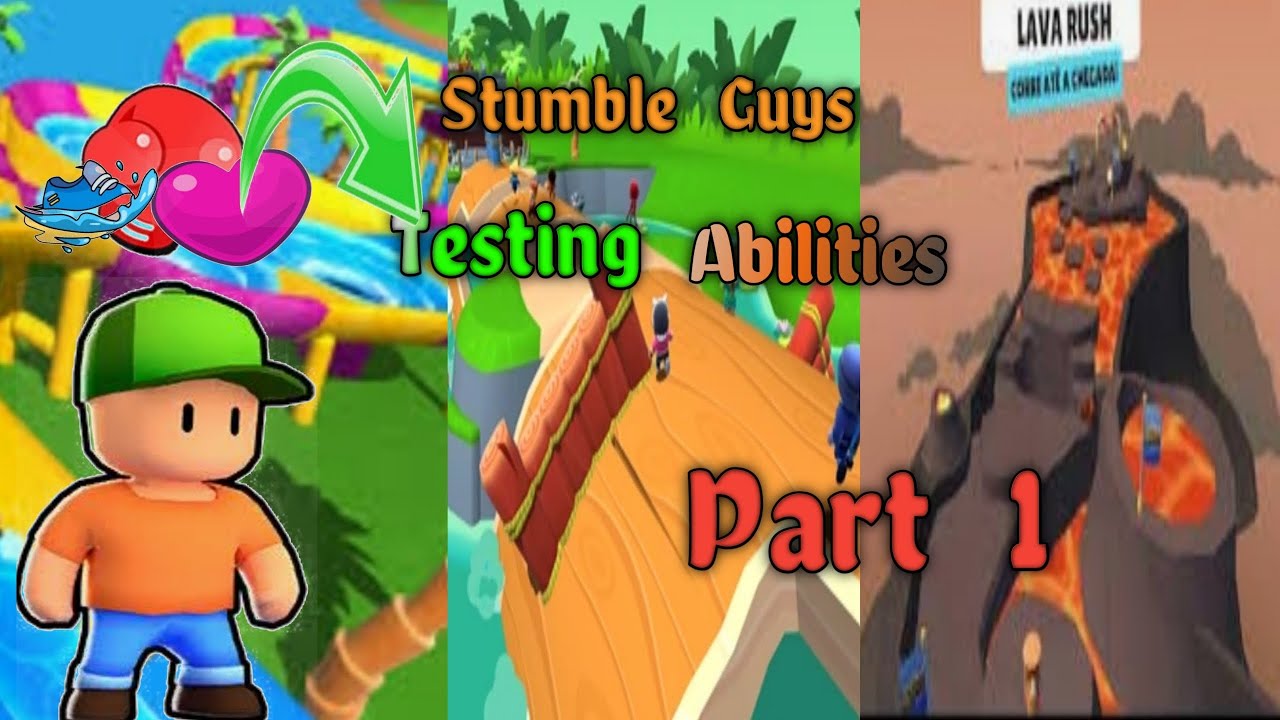 Testing Abilities in Different Maps! In Stumble Guys|DudeGamingXEditz