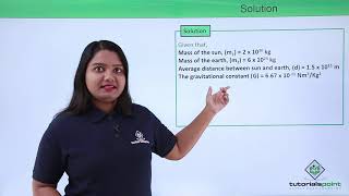 Class 9th – Gravitational Force Problem-2 | Gravitation | Tutorials Point