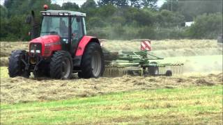 2 Massey Fergusons Hay Making
