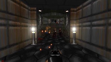 Brutal Doom - chapter 1, level 1: Hangar