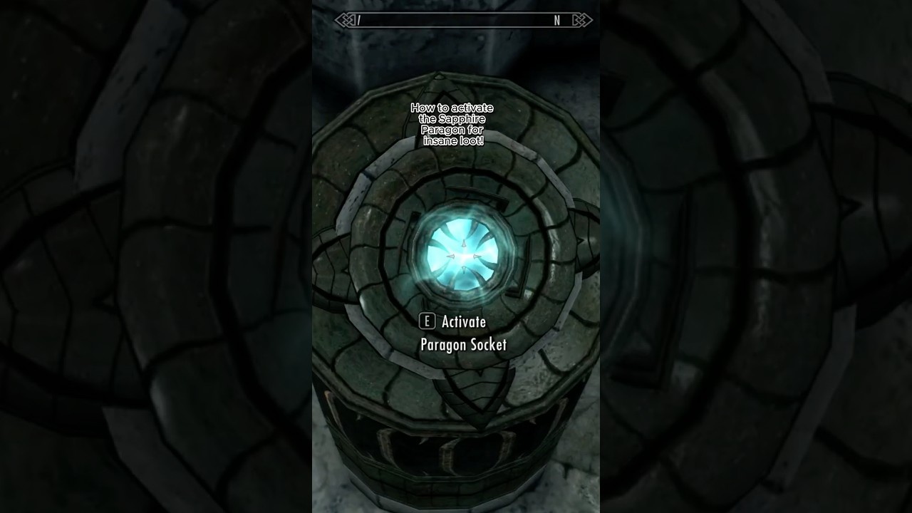 How to Activate the Sapphire Paragon for Awesome Loot! -Skyrim