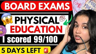 Score 100100 In Physical Education Last 5 Days Important Topics