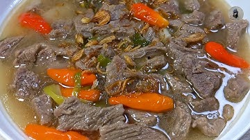 BEEF SOUP... Tender, Simple, and Tasty