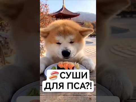 Эта собака ЖИВЕТ ЛУЧШЕ тебя Царские суши для Акиты 