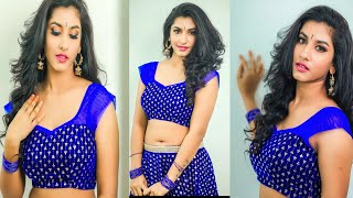 Vishnu Priya Latest Photoshoot Anchor Vishnu Priya Clap Board