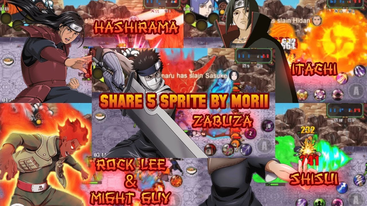 Share 5 Sprite By Morii Naruto Senki Youtube