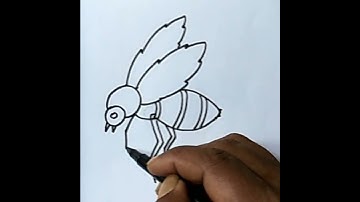 Drawing  Of Wasp #Learning Art#