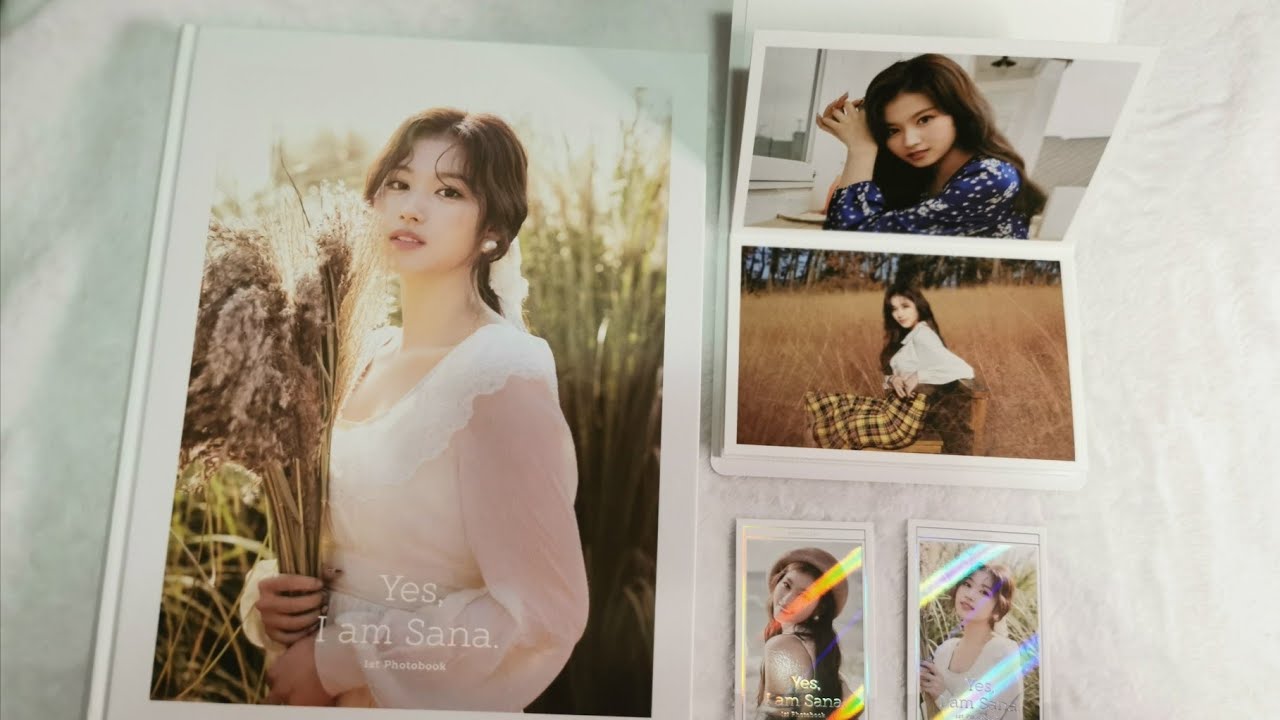 Yes, I am Sana 1st Photobook Unboxing