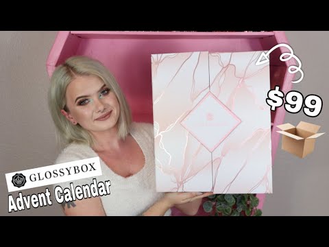 GLOSSYBOX BEAUTY ADVENT CALENDAR 2020 UNBOXING | Vanessa Lopez