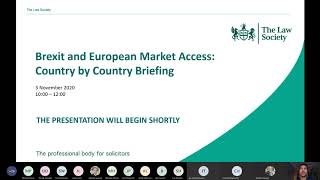 Law Society European Market Access Country by Country Briefing