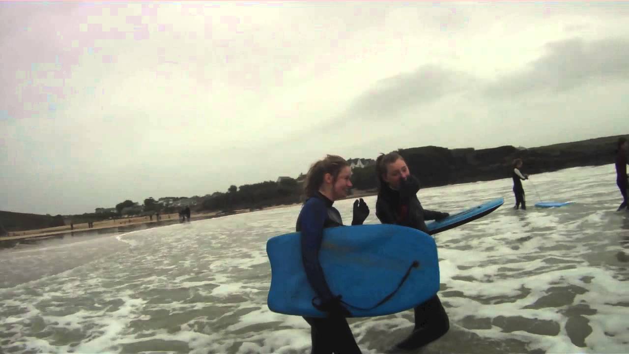 Bodyboarding the Cornwall Surf! Trevone, Autumn 2013 YouTube