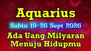 Ramalan Zodiak Aquarius Hari ini‼️Ada Uang Milyaran Menuju Hidupmu
