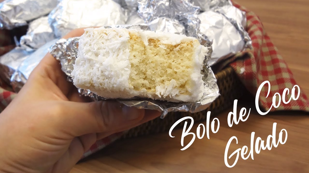 Bolo de Coco Gelado Vegano