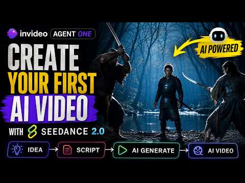 Create Your First Ai Video With Seedance 2.0 + Invideo Agent One