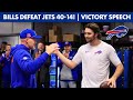 Bills Celebrate 40-14 Victory Over Jets 🏈