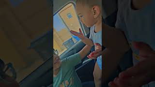 bp member in a car #bachaparty #cutebaby #funny 🤣😂
