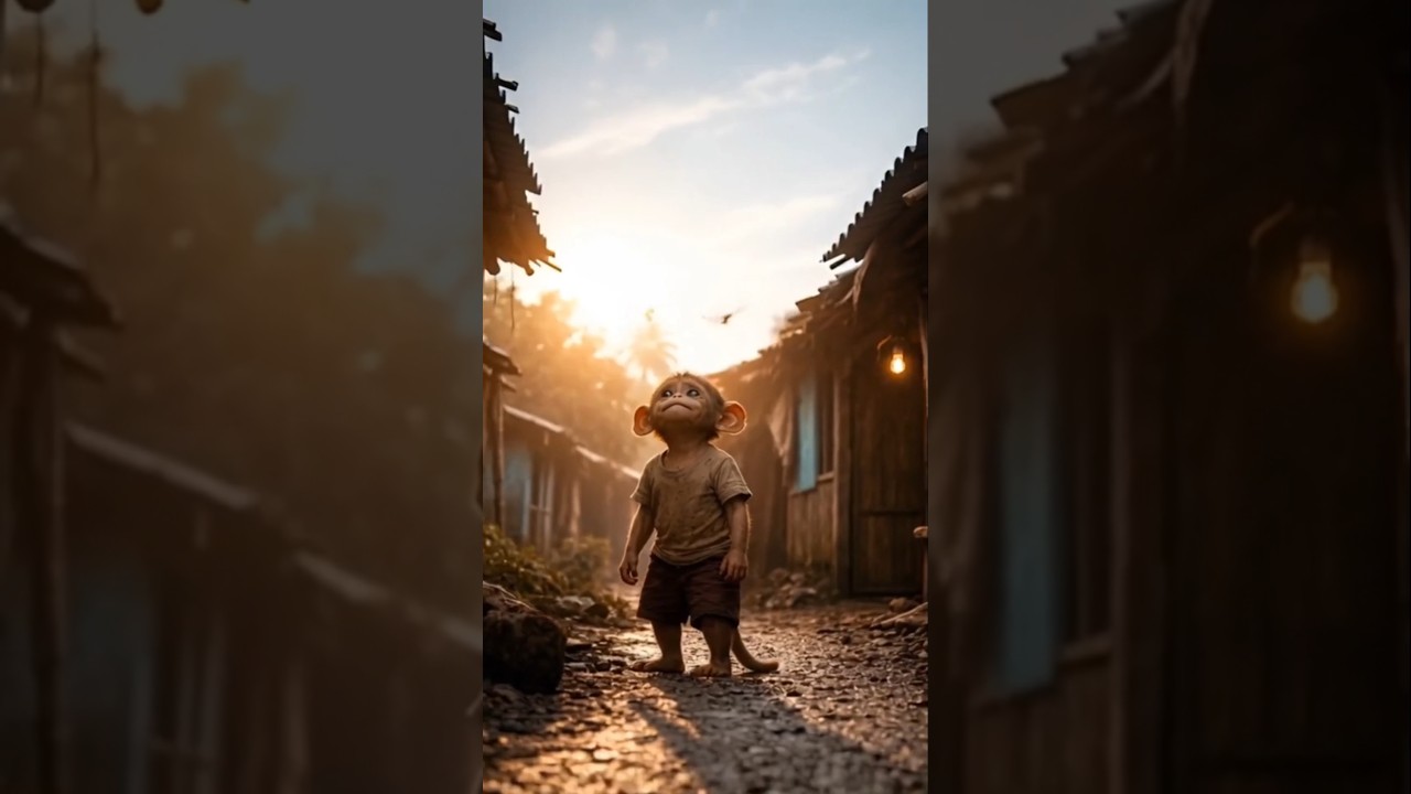 A child's fight for his mother♥️🐒