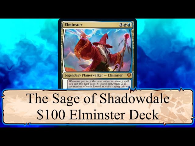 elminster mtg card Magic The Gathering - Commander Legends - Battle for Baldur's Gate Elminster can be your commander. Let's Build a $100 Budget