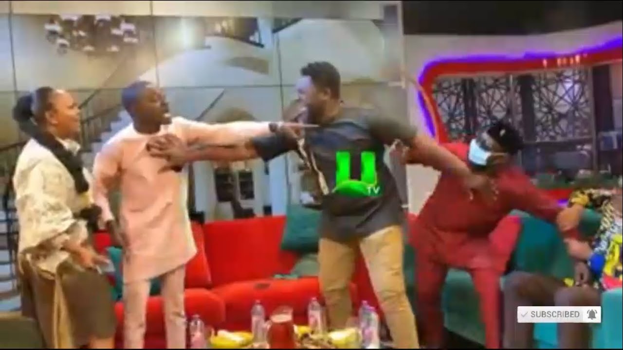 FUNNY FACE CLASHES WITH KOJO NKANSAH LIlWIN ON UTV SHOWBIZ WITH NANA AMA MCBROWN