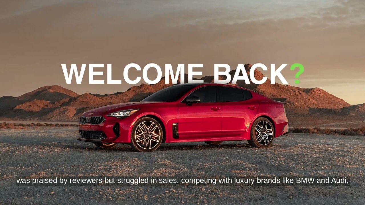 Kia Stinger's Electric Replacement: Will It Match the Original's Legacy?