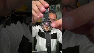 Thomas Earnshaw Men's 42mm Beaufort Automatic Dual Time Moonphase Leather Strap Watch