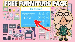 Free Furniture Pack⚠️ Toca Boca Free Code | Toca Life World 2023 Code screenshot 4