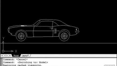 AutoCAD Model space and Paper Space Tutorial 01