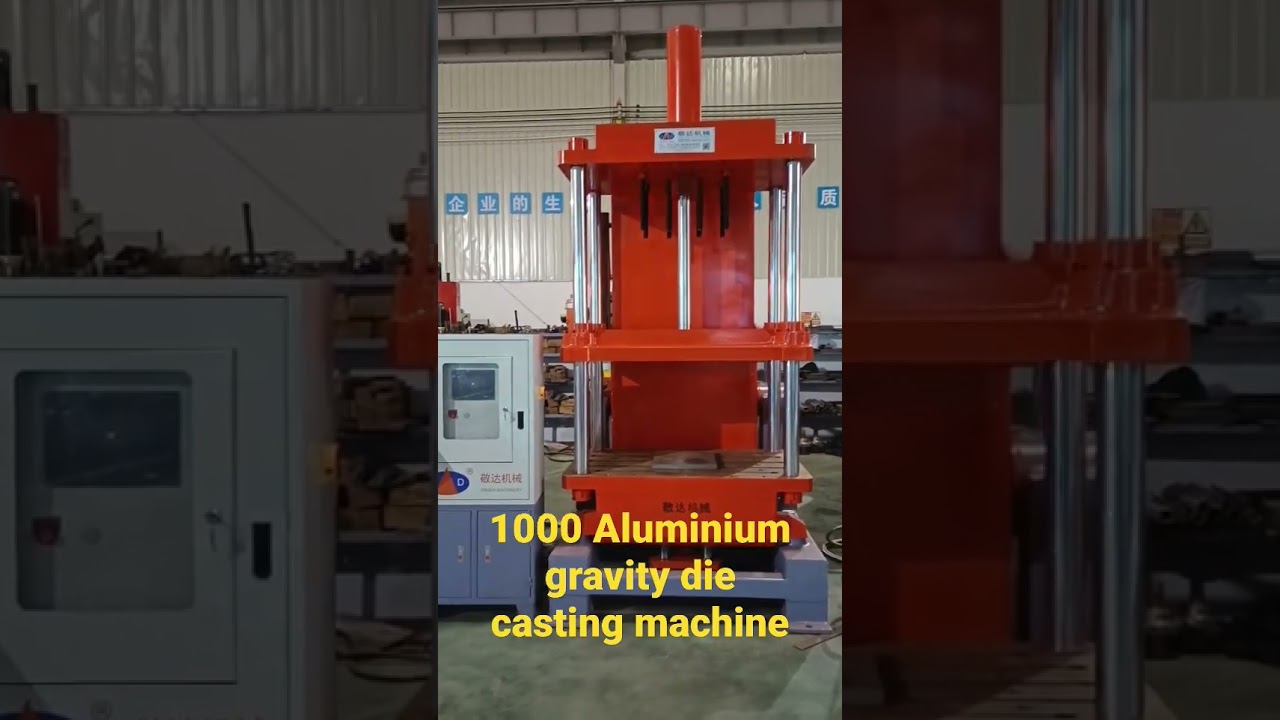 1000 Aluminium gravity die casting machine.