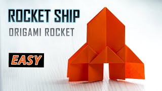 Make Your Own Origami Rocket Ship: Easy and Fast Instructions