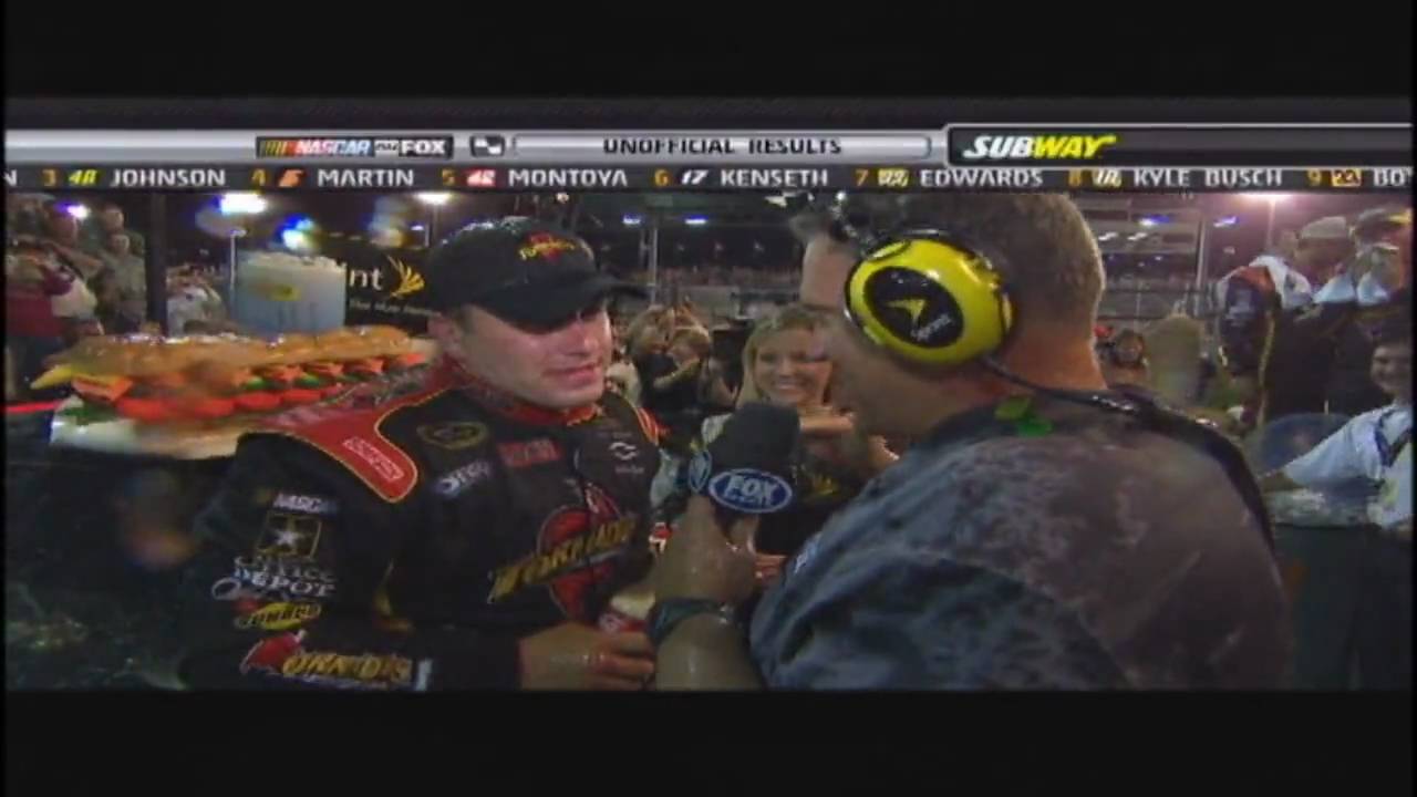 Ryan Newman wins @ Phoenix April 10 2010