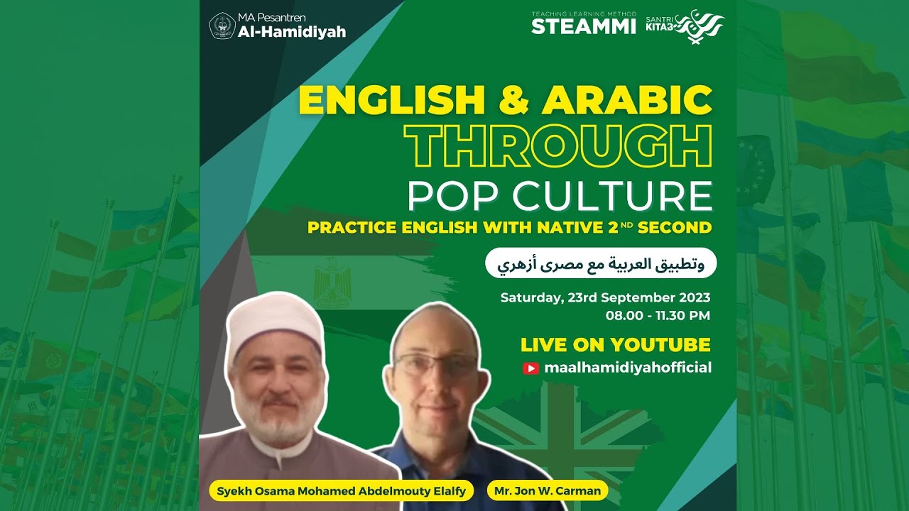 🔴 LIVE !! ENGLISH & ARABIC THROUGH POP CULTURE | Practice English With Native 2nd Second