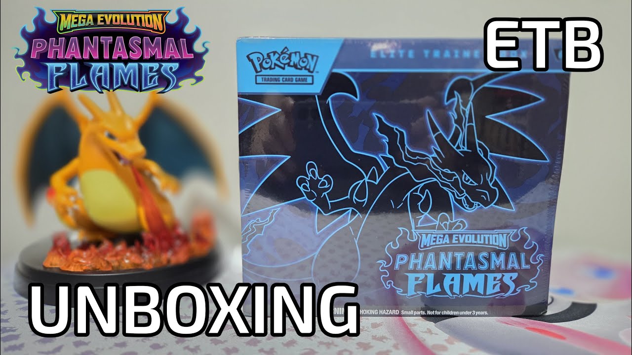 Now!! ETB Opening Phantasmal Flames - Pokémon TCG - YouTube