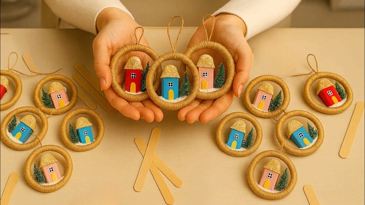 Cozy Hanging Decor DIY | Popsicle Stick Craft