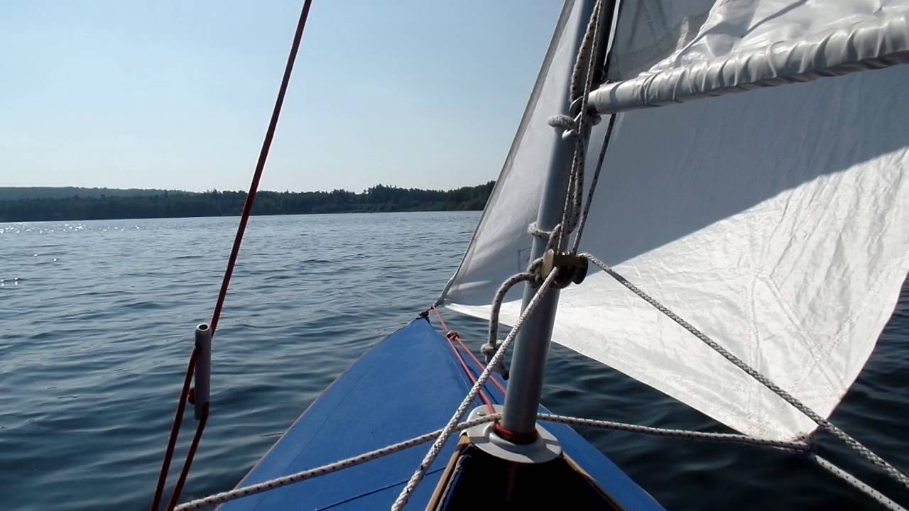 Faltboot Segeln Klepper auf Brombachsee