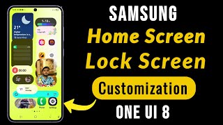 Samsung ONE UI 8 Home Screen & Lock Screen Customization screenshot 3