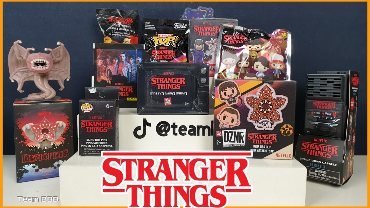 STRANGER THINGS The Final Season! Unboxing Collectibles Stickers Mini Figures and more!