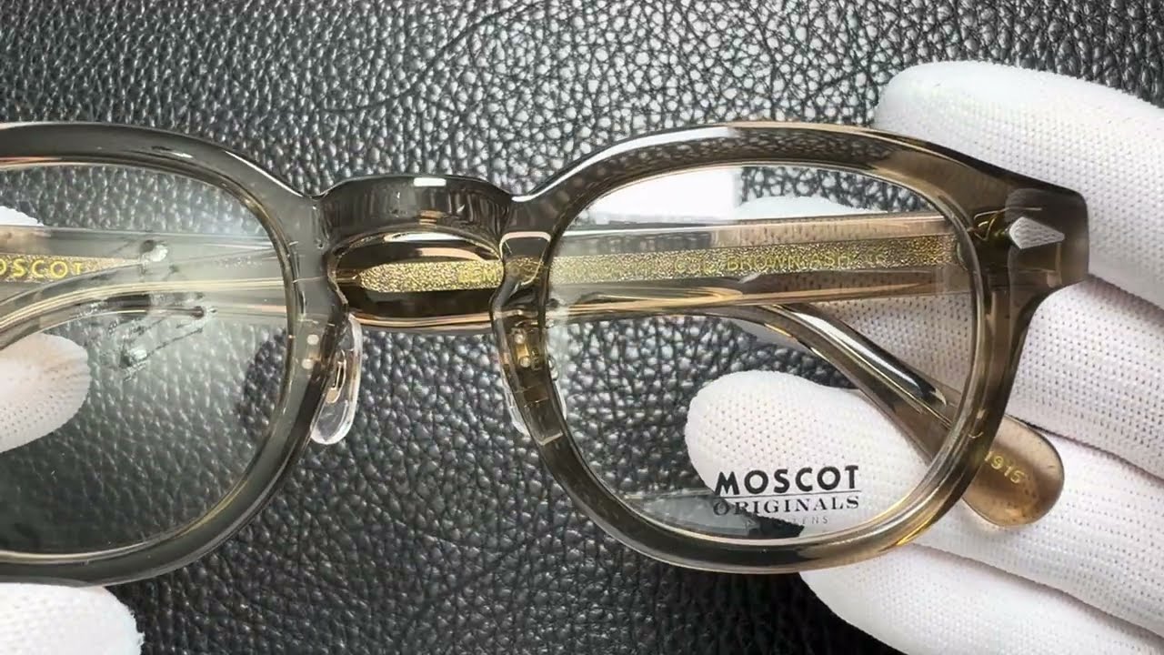 モスコット MOSCOT LEMTOSH 46-24 COL.BROWN ASH - YouTube