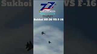 Thrilling Dogfight Sukhoi Su27 Vs F16 At The Anniversary Hut Tniau Ke 77 topgun short