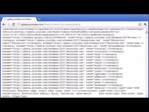 Beginner PHP Tutorial   104   An Introduction to XML   YouTube 2017