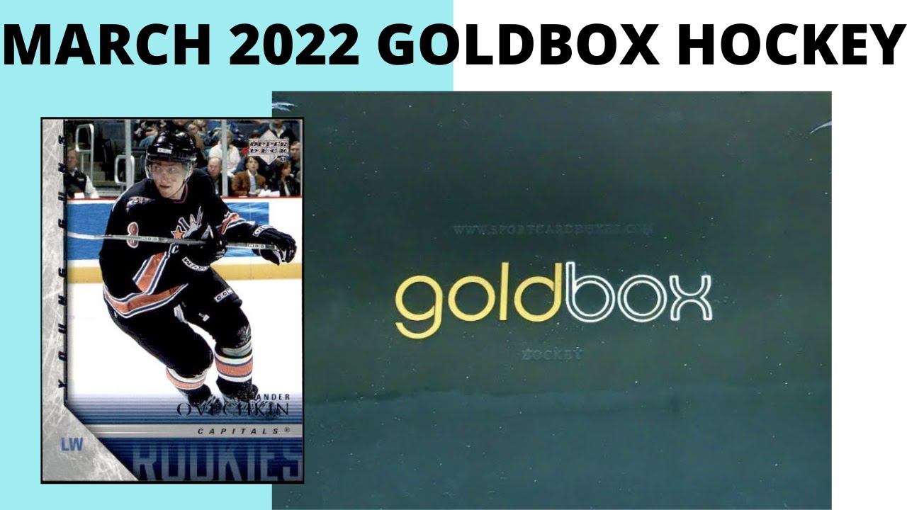 GOLDBOX HOCKEY MARCH 2022 EDITION!! OVIE/MACKINNON Young Guns Chase