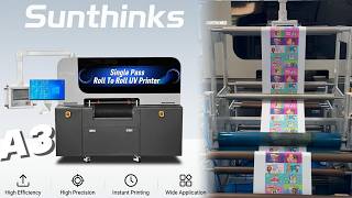 Looking for a 2-in-1 Single Pass UV printer SU345 Single Pass (Roll & Flatbed) in action 💡