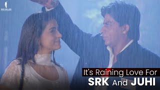 It's Raining Love, for #SRK and #JuhiChawla | Romantic Scenes | #phirbhidilhaihindustani