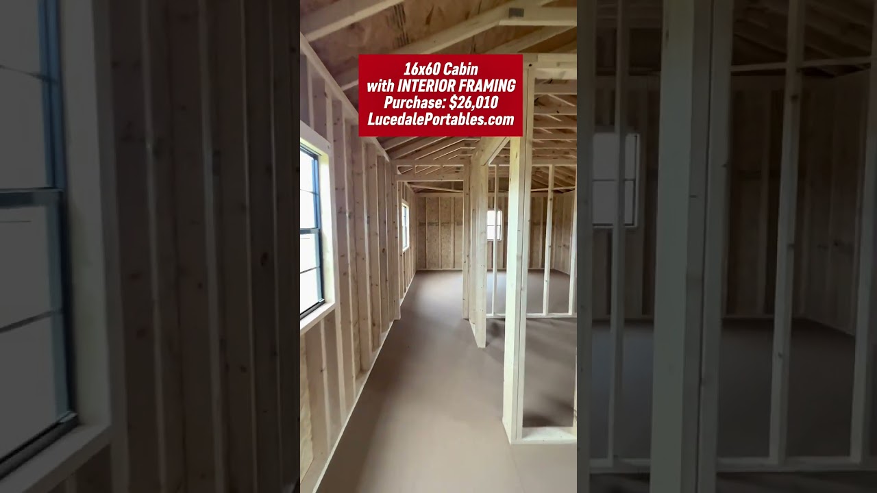 16x60 Stor-Mor Cabin in Lucedale MS 