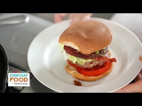 Feta-Stuffed BLT Burger - Everyday Food with Sarah Carey