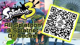 All Splatoon 3 SplatNet QR Codes! (FREE STUFF!) Content
