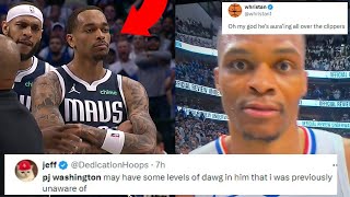 PJ WASHINGTON VS LOS ANGELES CLIPPERS | PJ WASHINGTON REACTIONS